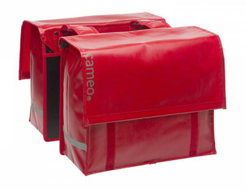 Dubbele Fietstas - New Looxs Cameo - Bisonyl - Rood - 46 Liter Dubbele Fietstas - New Looxs Cameo - Bisonyl - Rood - 46 Liter